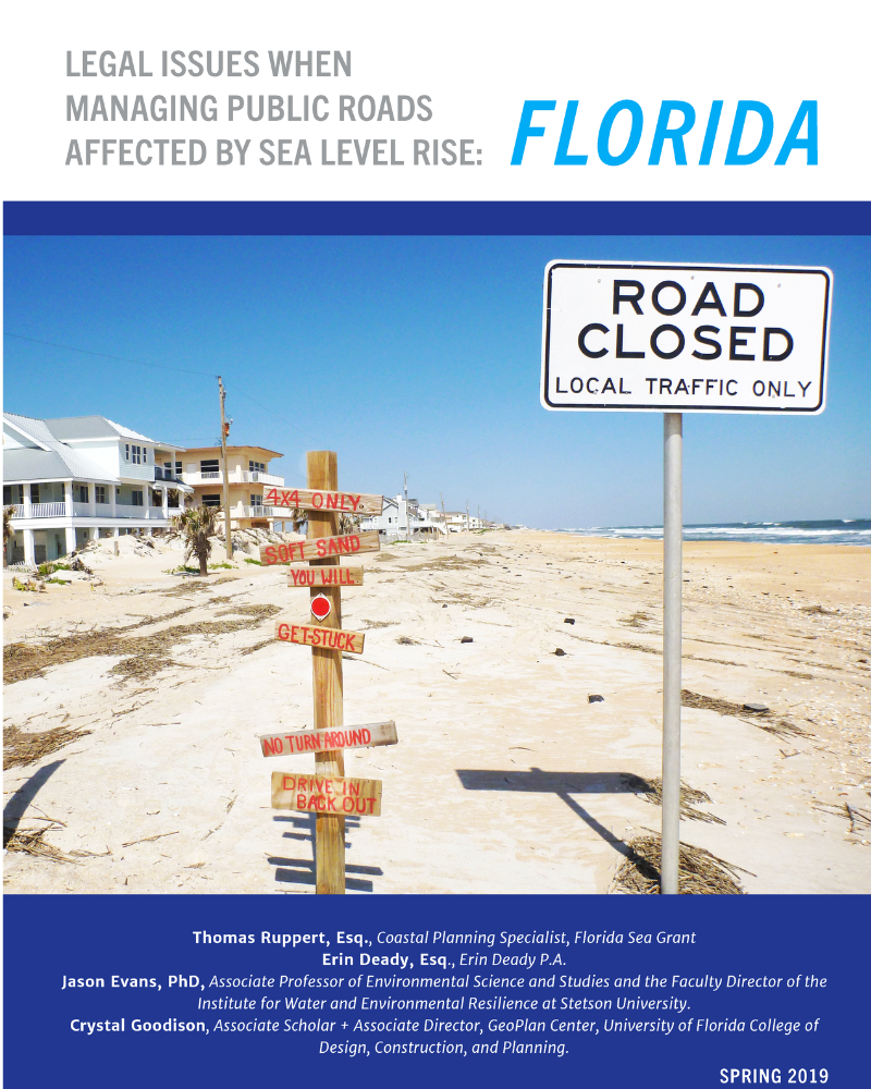 Legal Issues When Managing Public Roads Affected by Sea Level Rise ...