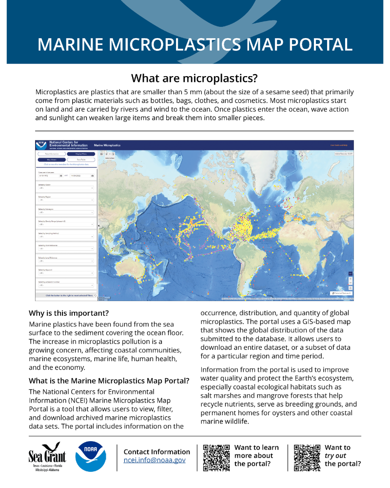 Marine Microplastics Map Portal Fact Sheet - Florida Sea Grant